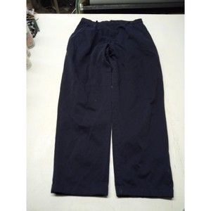 Authentic Laundered Khakis: Always Natural Men's 34x32 Actual Inseam 31" Navy...